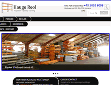 Tablet Screenshot of haugereol.dk